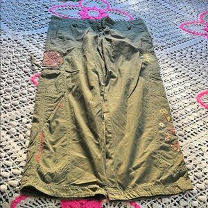 Johnny Was Embroidered Cargo pants